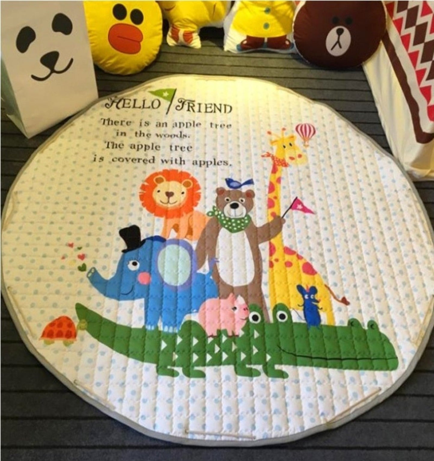 Animal Zoo Play & Go Mat