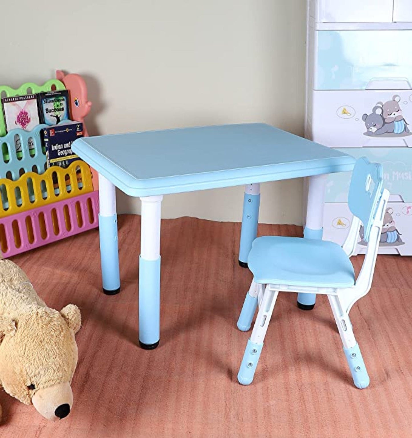 Height Adjustable Desk Chair Blue (2-10 yrs)