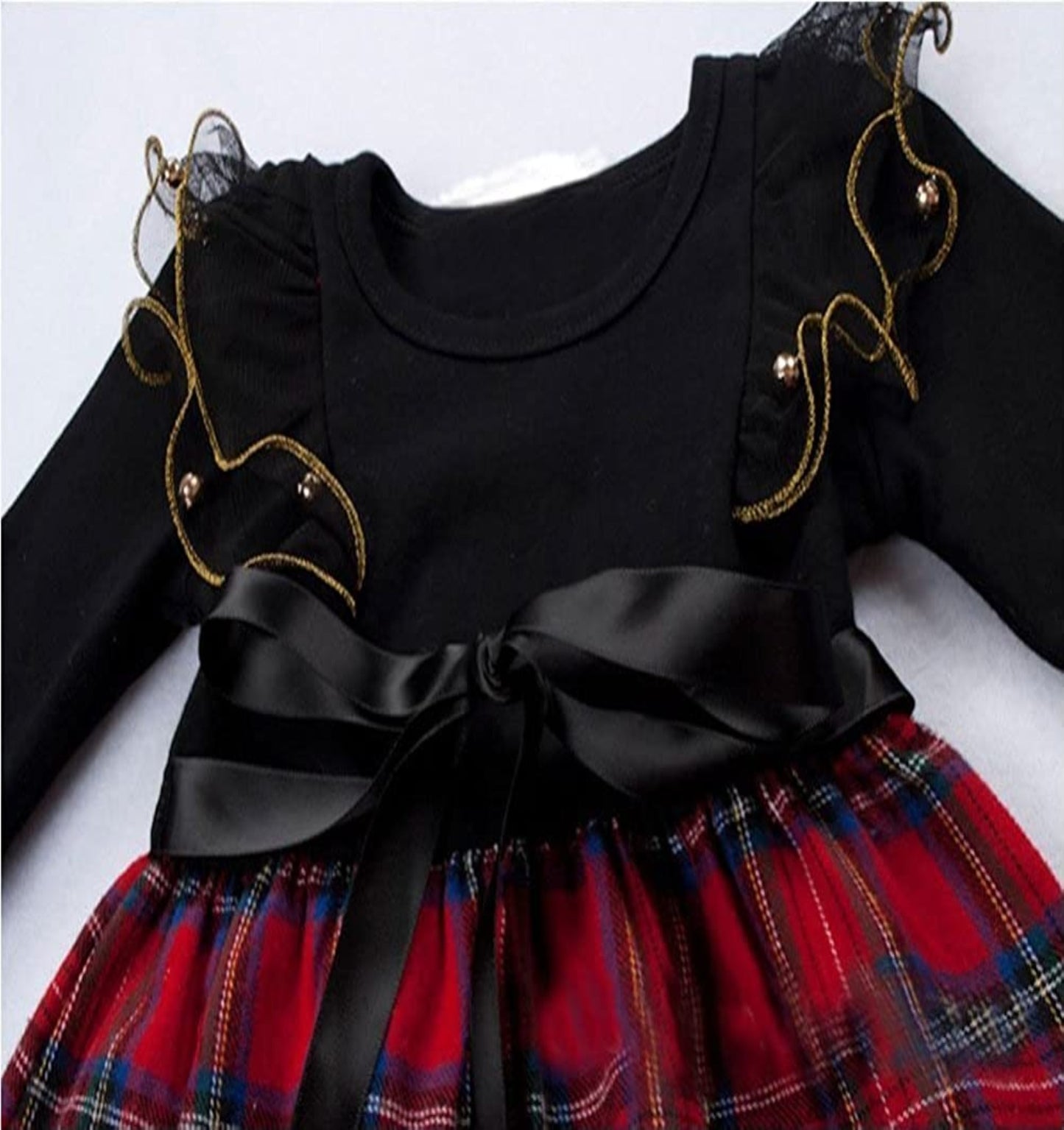 Black Red Baby Dress 3-4 Years