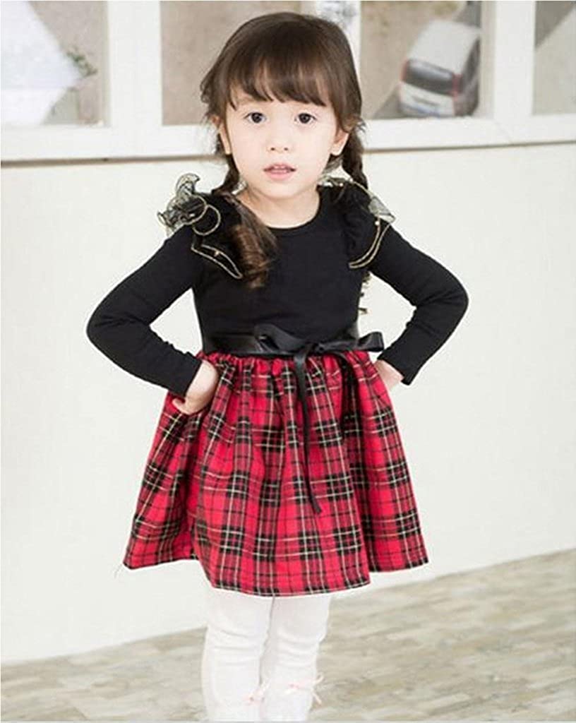 Red And Black Dress For Baby Girl Little Girl Black And Red