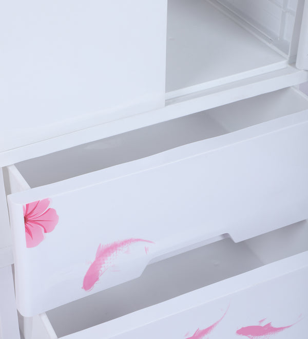 Pink Flowers Wardrobe (Small)