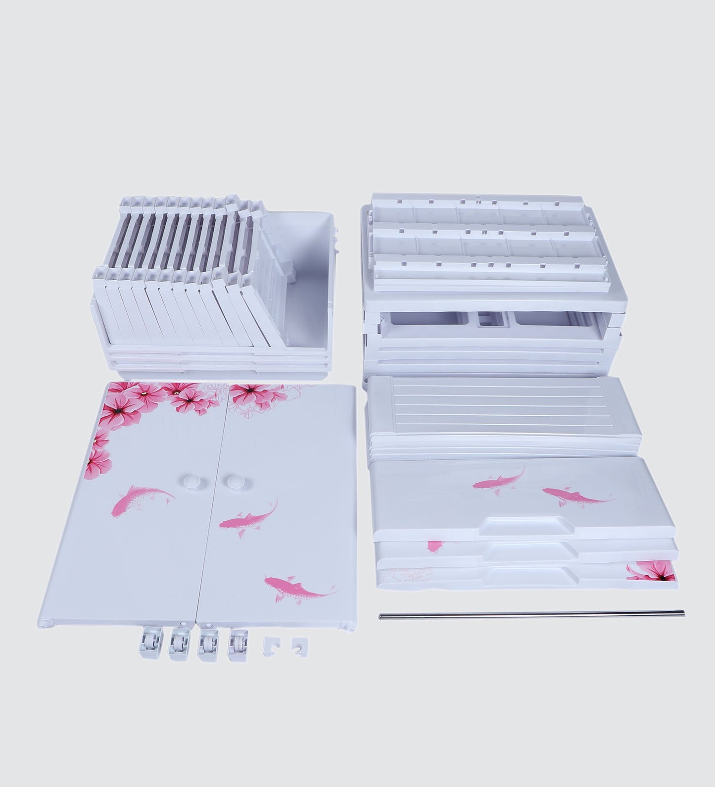Pink Flowers Wardrobe (Small)