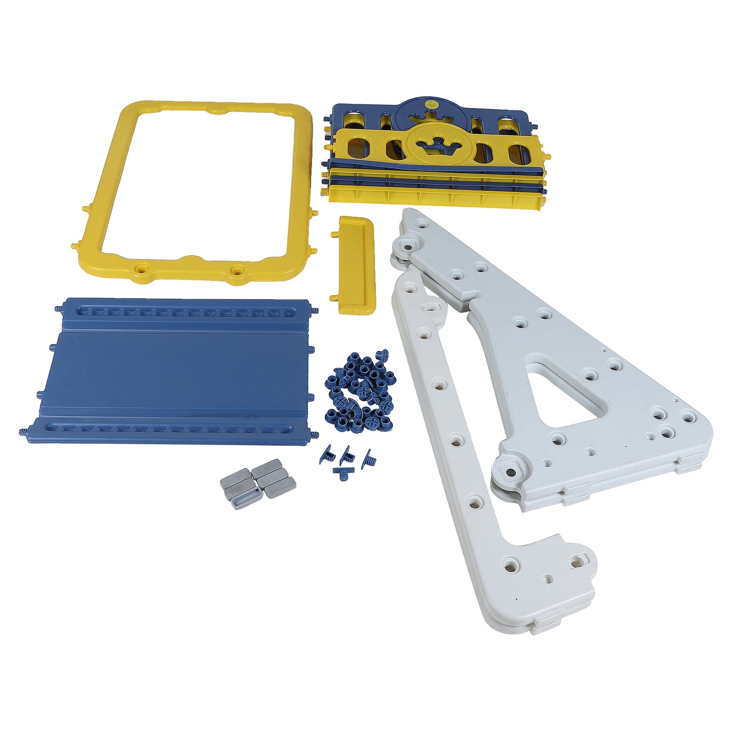 Book rack with White Board Yellow