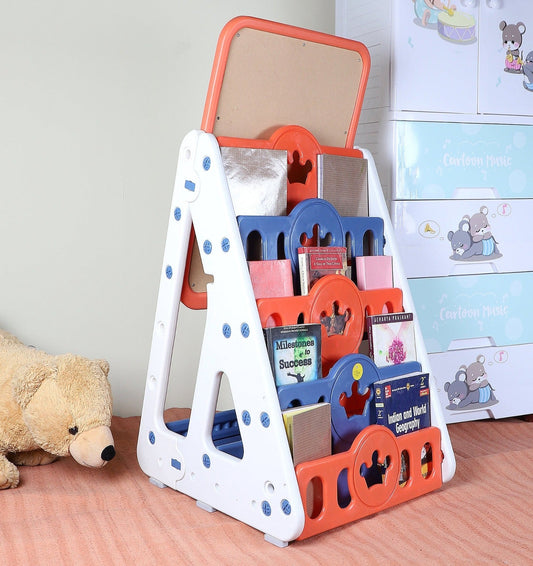 Book rack with White Board Red