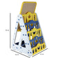 Book rack with White Board Yellow