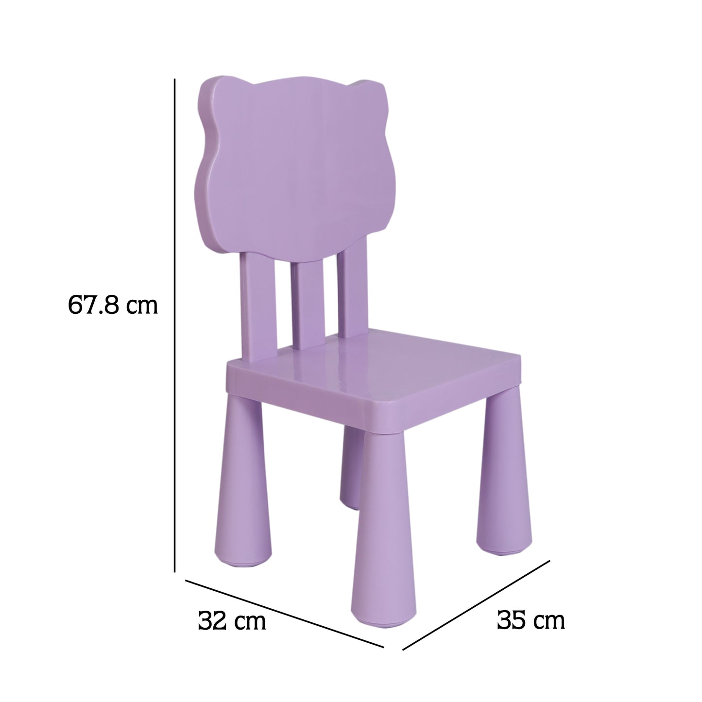 Toddler Chair Purple (2-9 yrs)