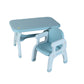 Table Chair with Storage Blue