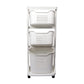 Storage Rolling Cart (White)