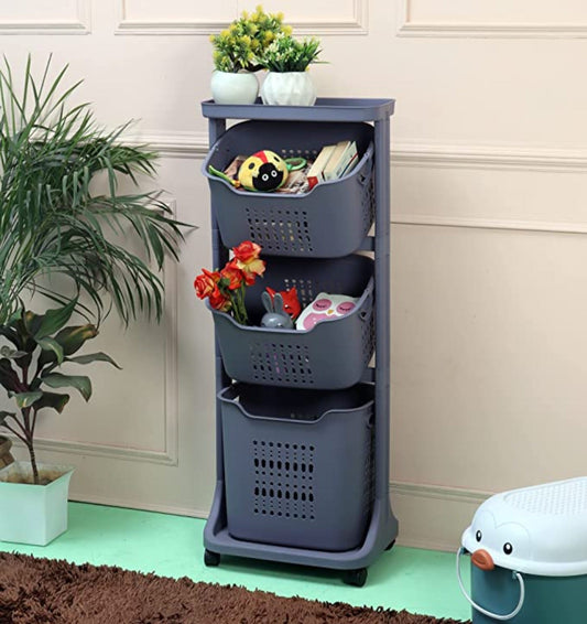 Storage Rolling Cart (Grey)