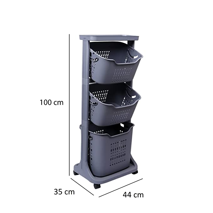 Storage Rolling Cart (Grey)