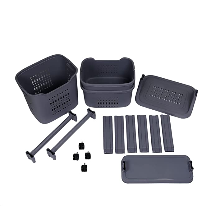 Storage Rolling Cart (Grey)