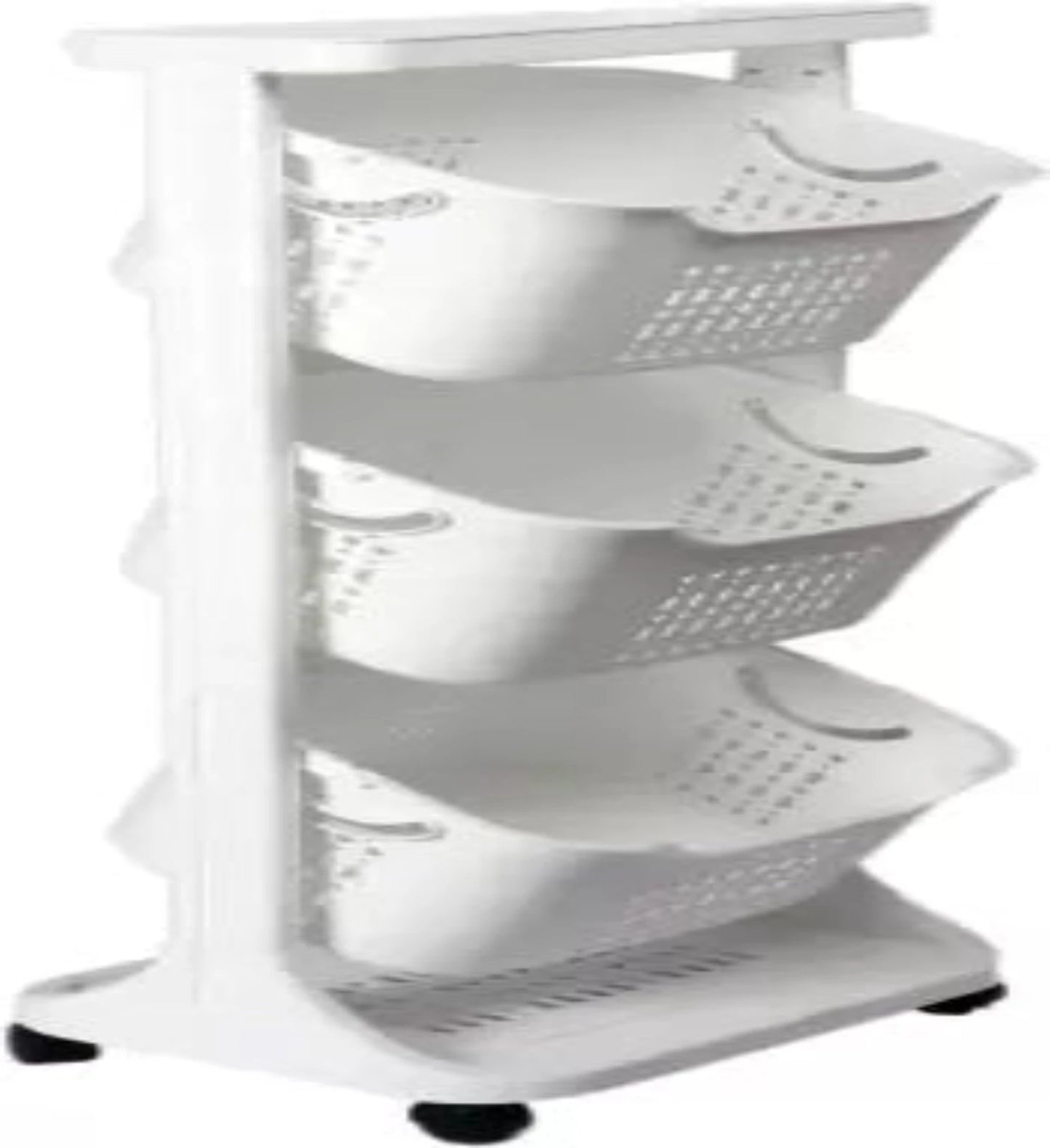 Plastic Wall Shelf  (Number of Shelves - 3, White)