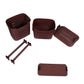 Storage Rolling Cart (Brown)