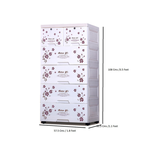Flower Chest of Drawer
