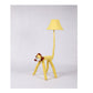 Lion Fabric Floor Lamp