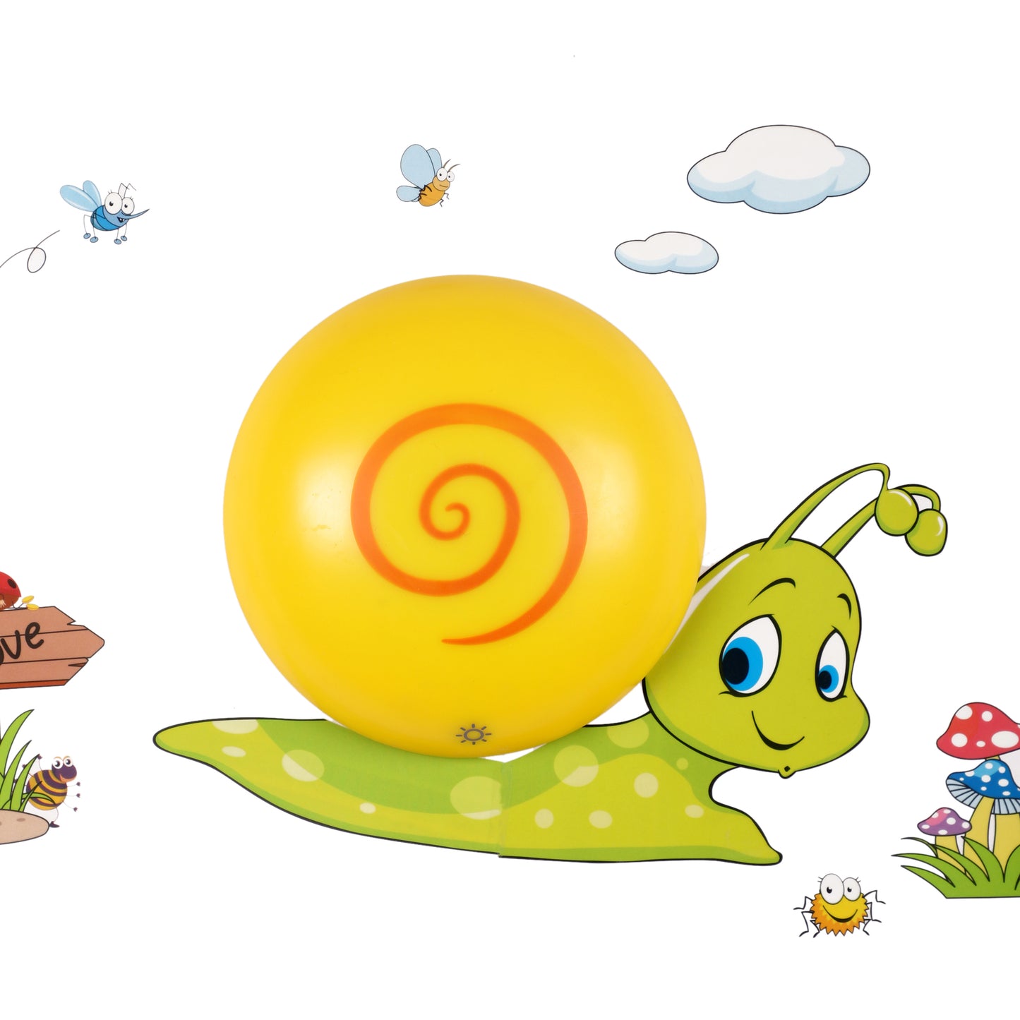 Wall Light Snail