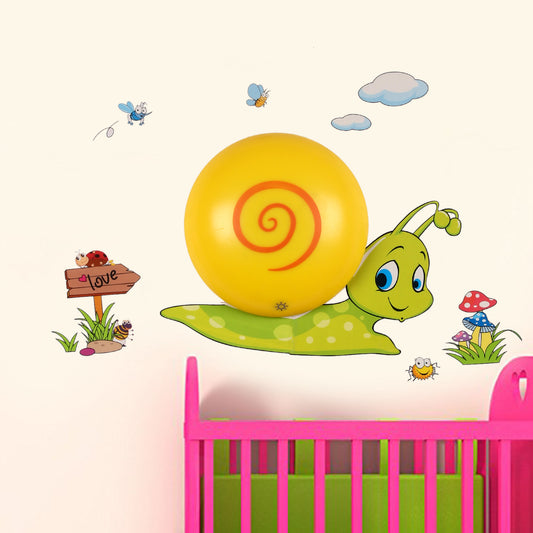 Wall Light Snail