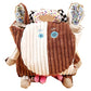 Plush Backpack White Cow With Bottle and Lunch Box