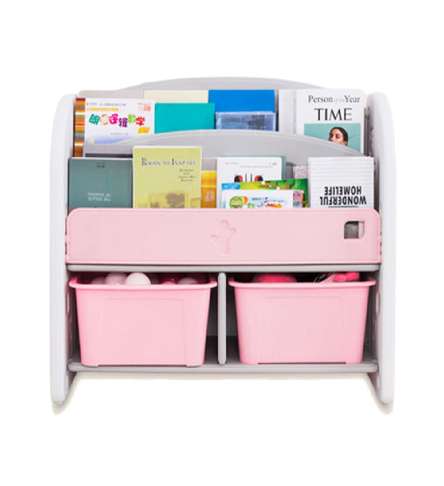 Book & Toy Organizer Pink