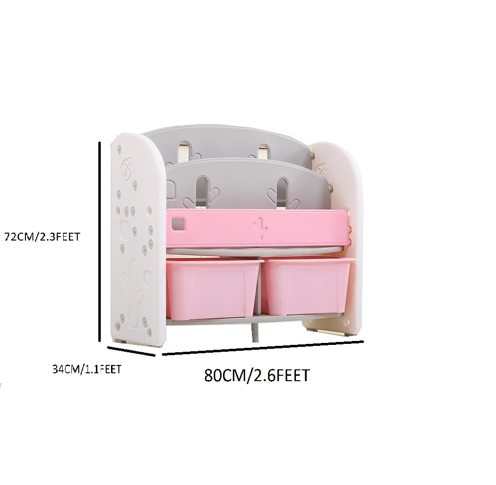 Book & Toy Organizer Pink