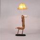 Giraffe Fabric Floor Lamp