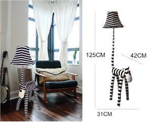 Striped Tiger Floor Lamp