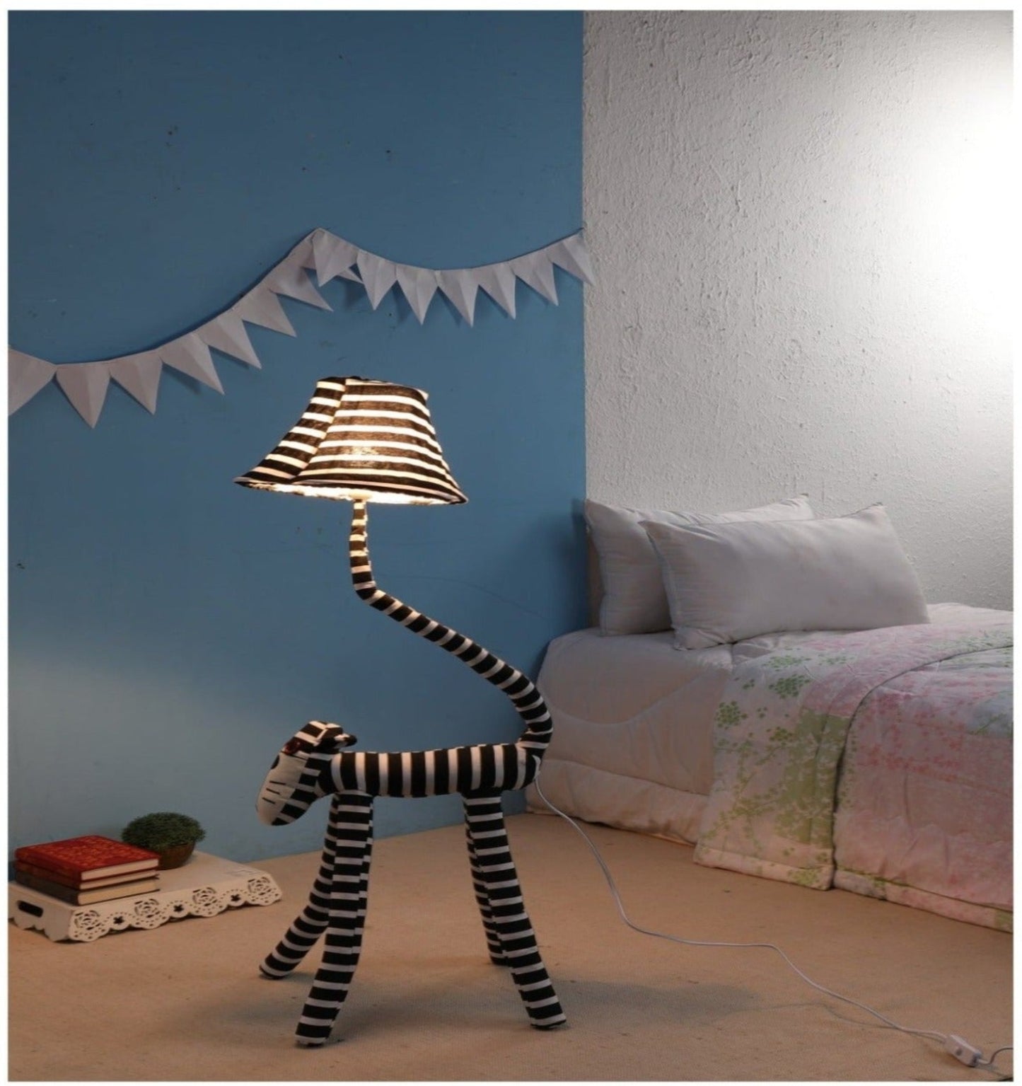 Striped Tiger Floor Lamp