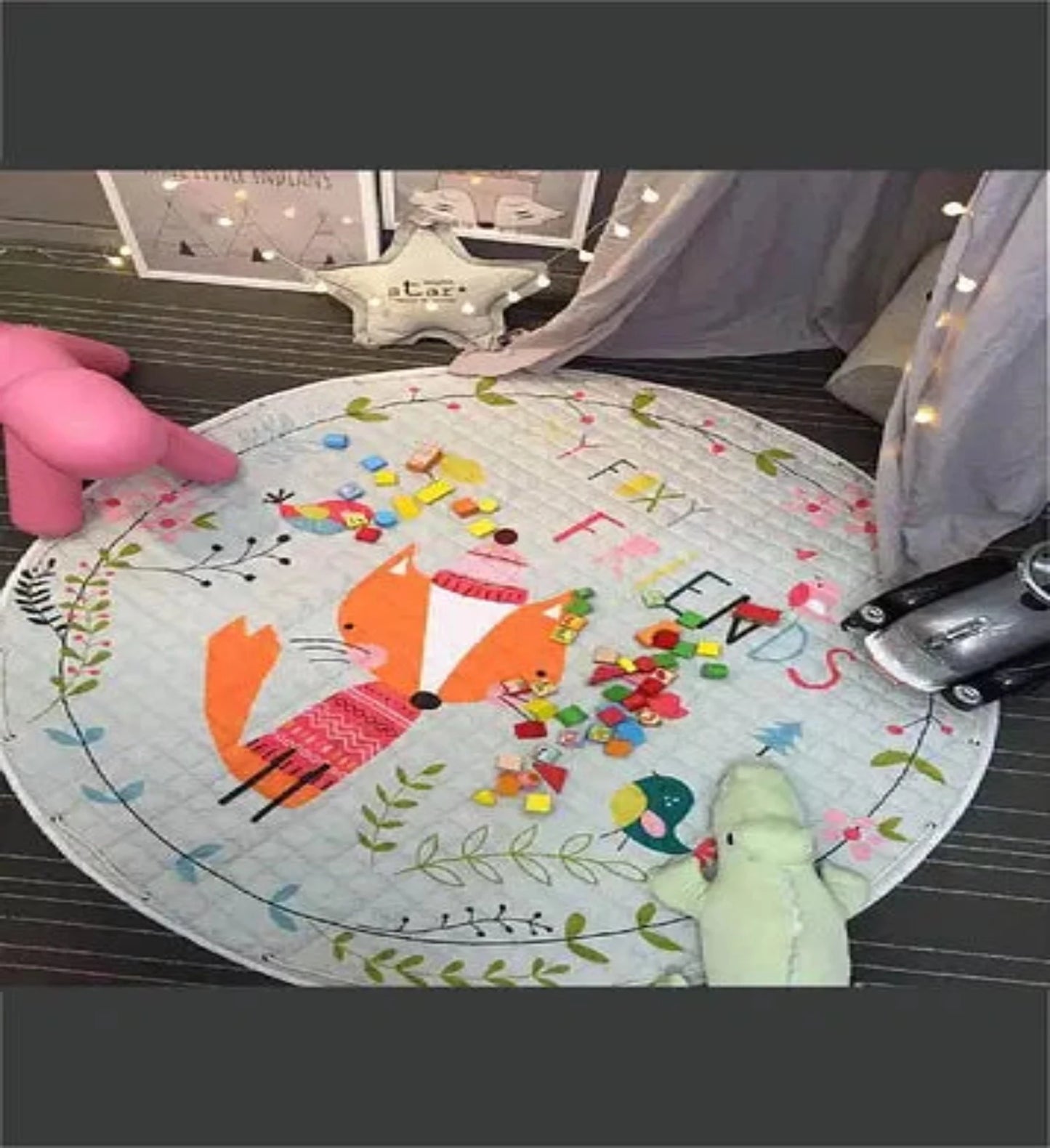 Fox Pattern Play & Go Mat