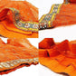 Baby Designer Lehenga Choli Golden Maroon 4-5 Years
