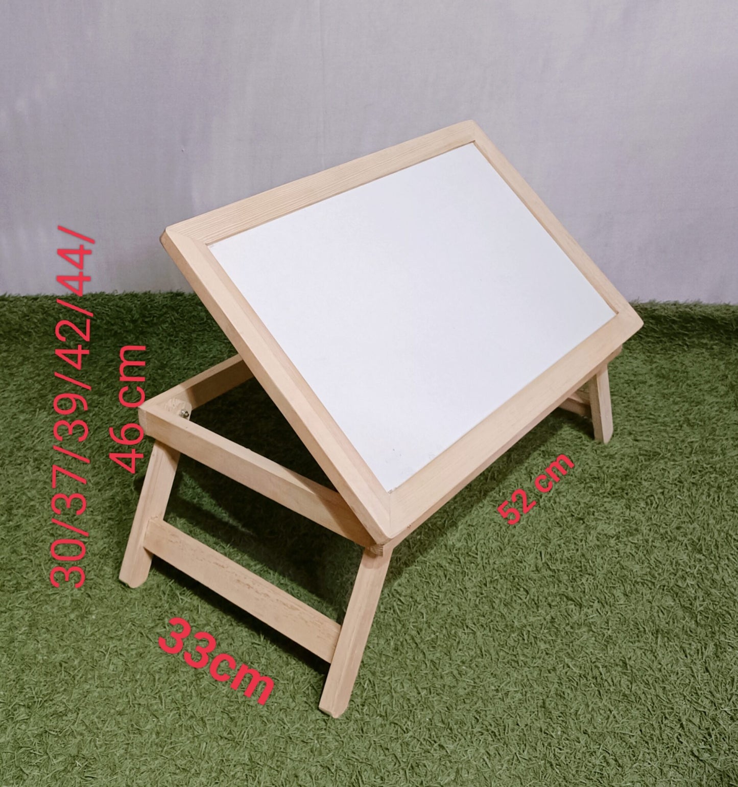 2 in1 White Board Bed Table (Small)