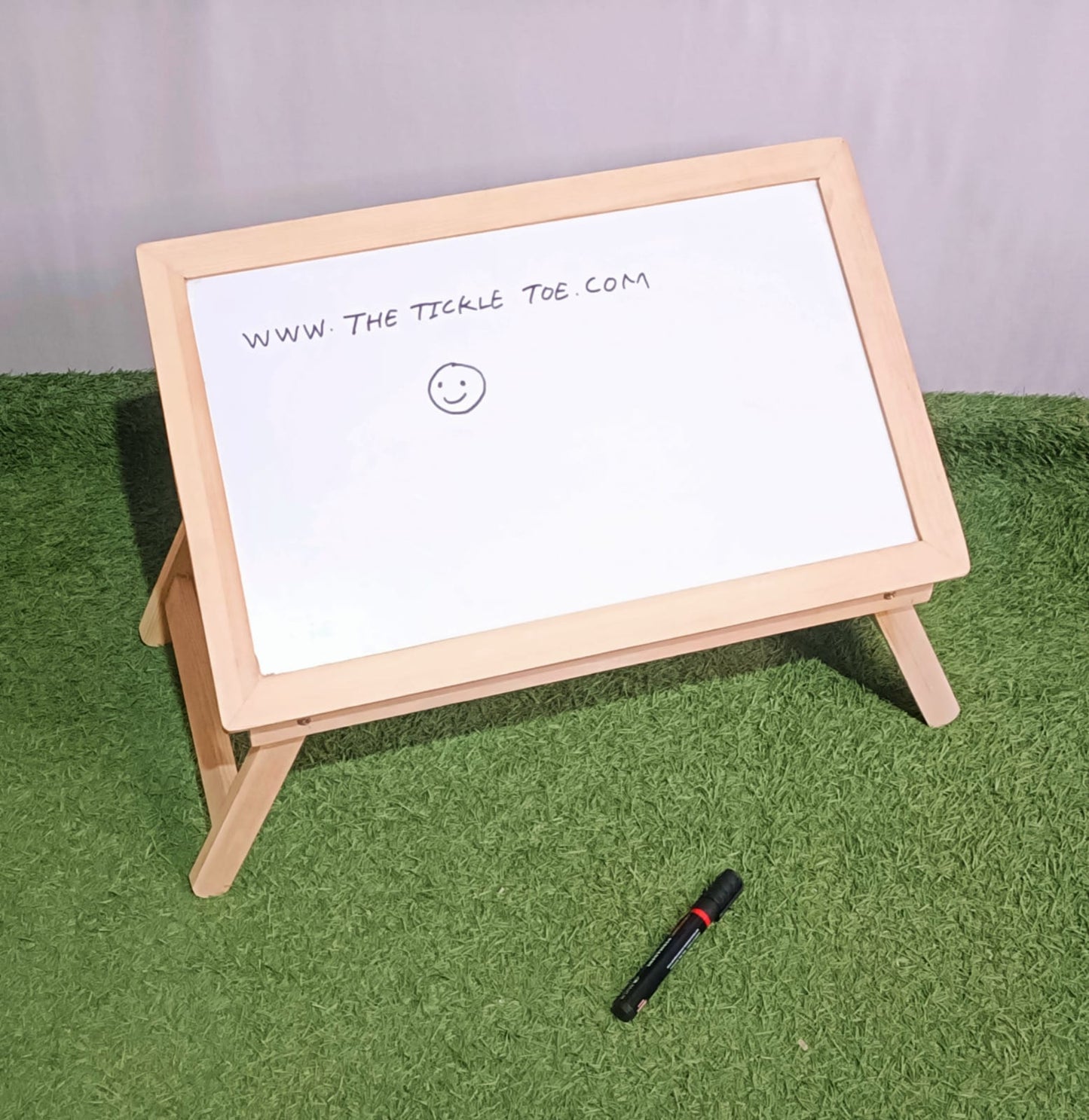 2 in1 White Board Bed Table (Small)