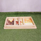 2 in1 White Board Bed Table (Small)