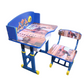 Height Adjustable Wood Desk Chair Blue (3-11 yrs)