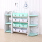 Toy Organizer Bins Shelf Green
