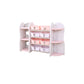 Toy Organizer Bins Shelf Pink