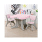 Desk Chair Set With Drawers Pink (2-8 yrs)