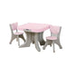 Desk Chair Set With Drawers Pink (2-8 yrs)
