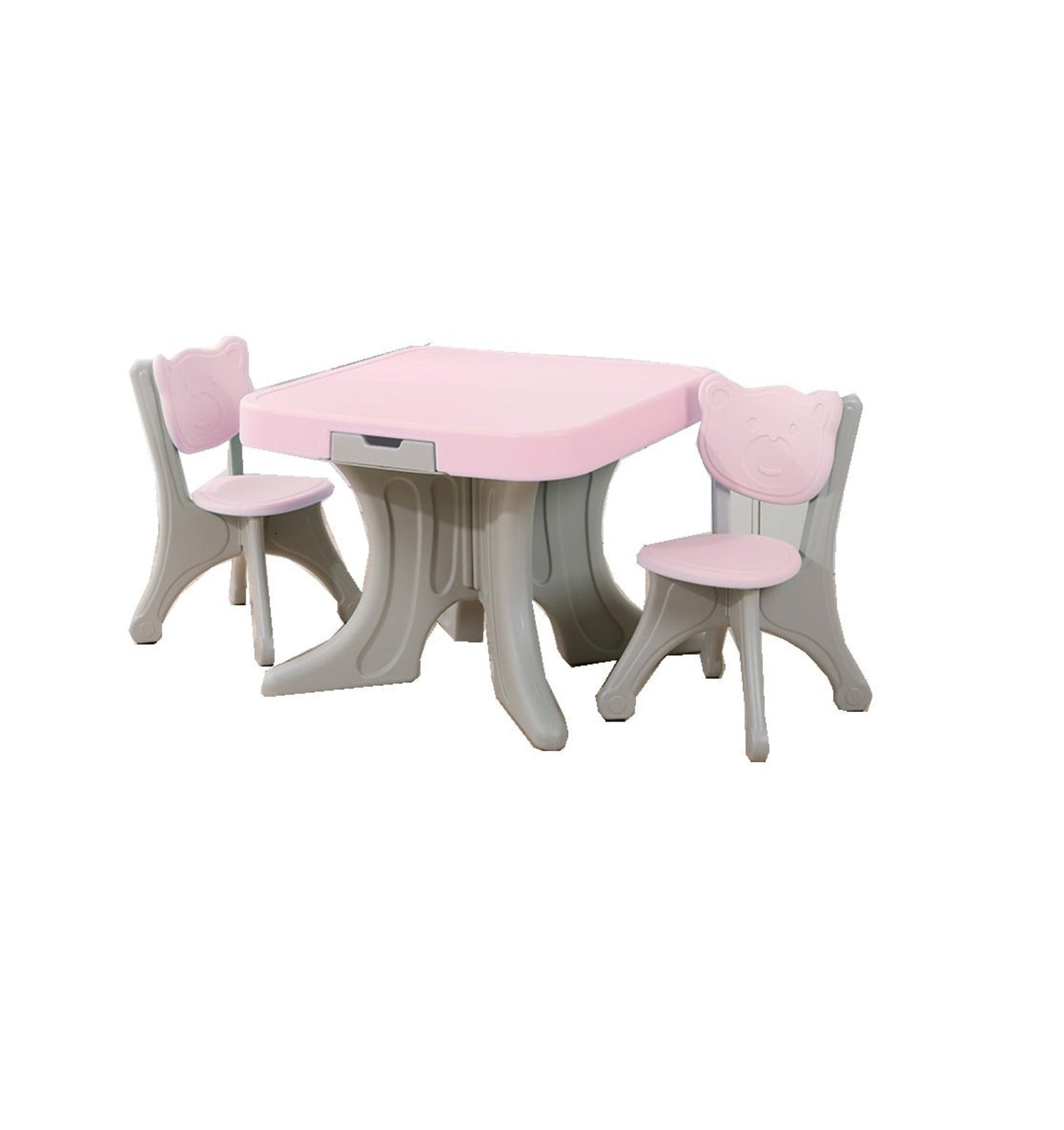 Desk Chair Set With Drawers Pink (2-8 yrs)
