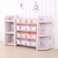 Toy Organizer Bins Shelf Pink