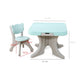 Desk Chair Set With Drawers Green (2-8 yrs)