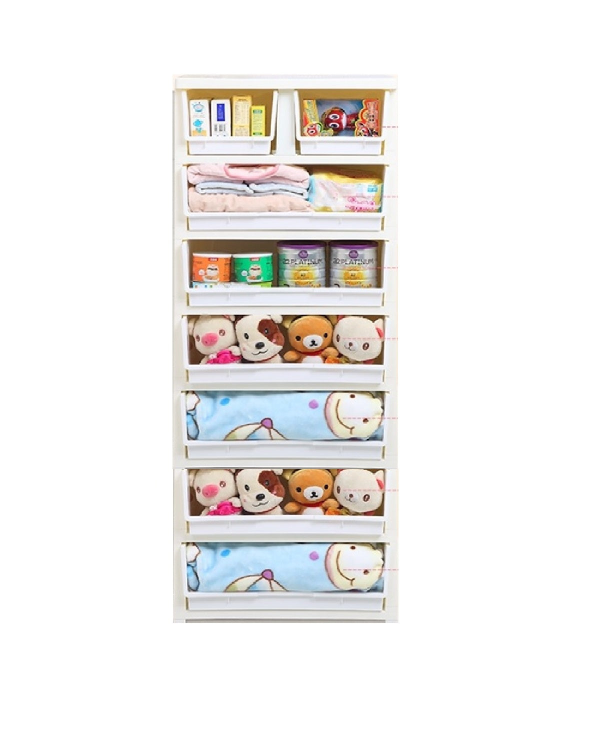 Pink Flower Chest of Drawer