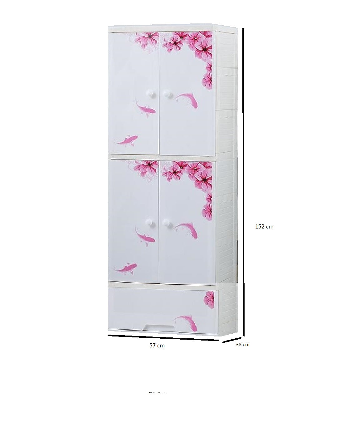 Pink Leaves Wardrobe (Big)
