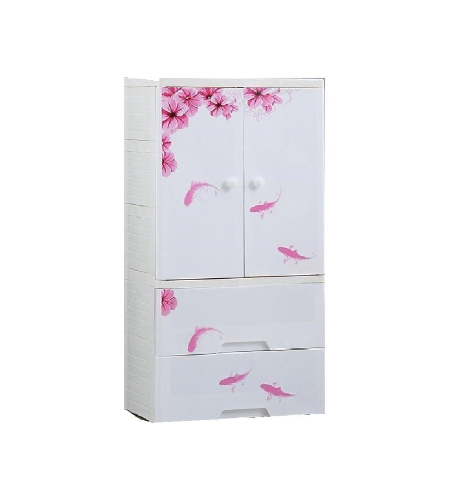 Pink Flowers Wardrobe (Small)