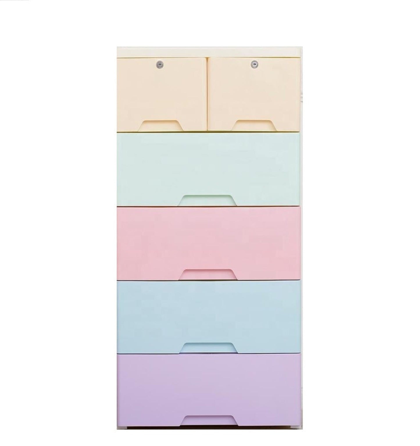 Soft Colored Chest of Drawer