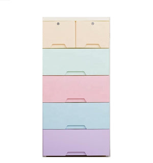 Soft Colored Chest of Drawer