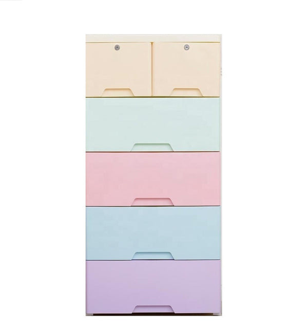 Soft Colored Chest of Drawer