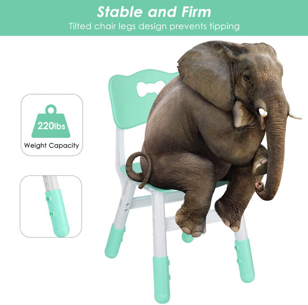 Height Adjustable Chair Green (1-9 yrs)