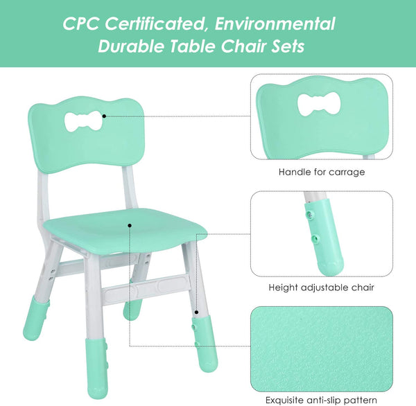 Height Adjustable Chair Green (1-9 yrs)