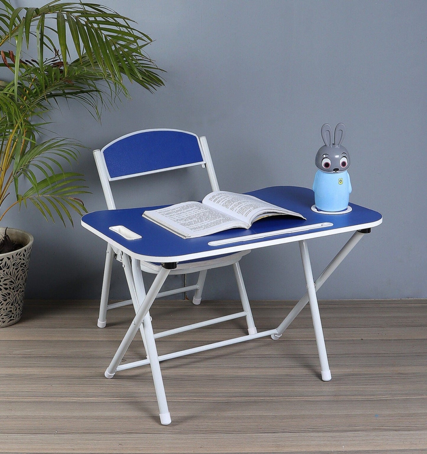 Foldable Table Chair Set Blue (3-6 yrs)