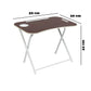 Foldable Table Chair Set Brown (3-6 yrs)